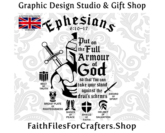 Armour of God Svg, United kingdom Version Armour Of God Svg, Armour Of God Shirt Svg, Armour Of God Sublimation Png,Armour Of God UK Version