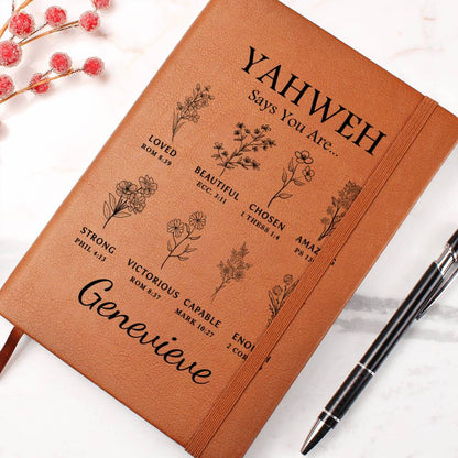 Personalized YAHWEH says you are Journal