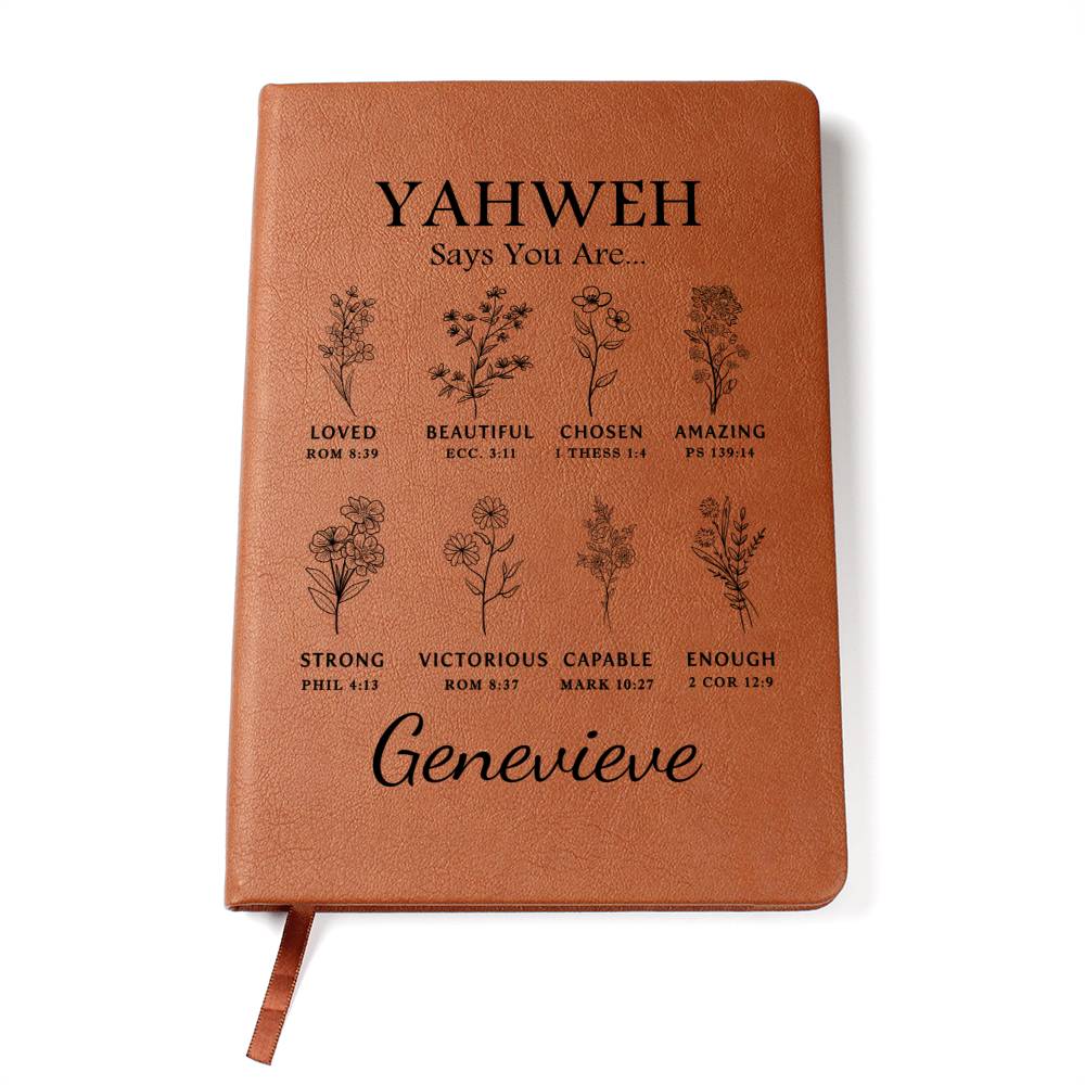 Personalized YAHWEH says you are Journal