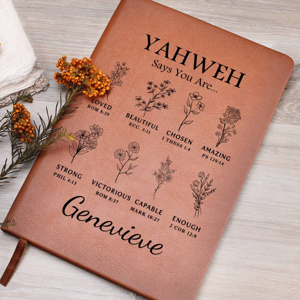 Personalized YAHWEH says you are Journal