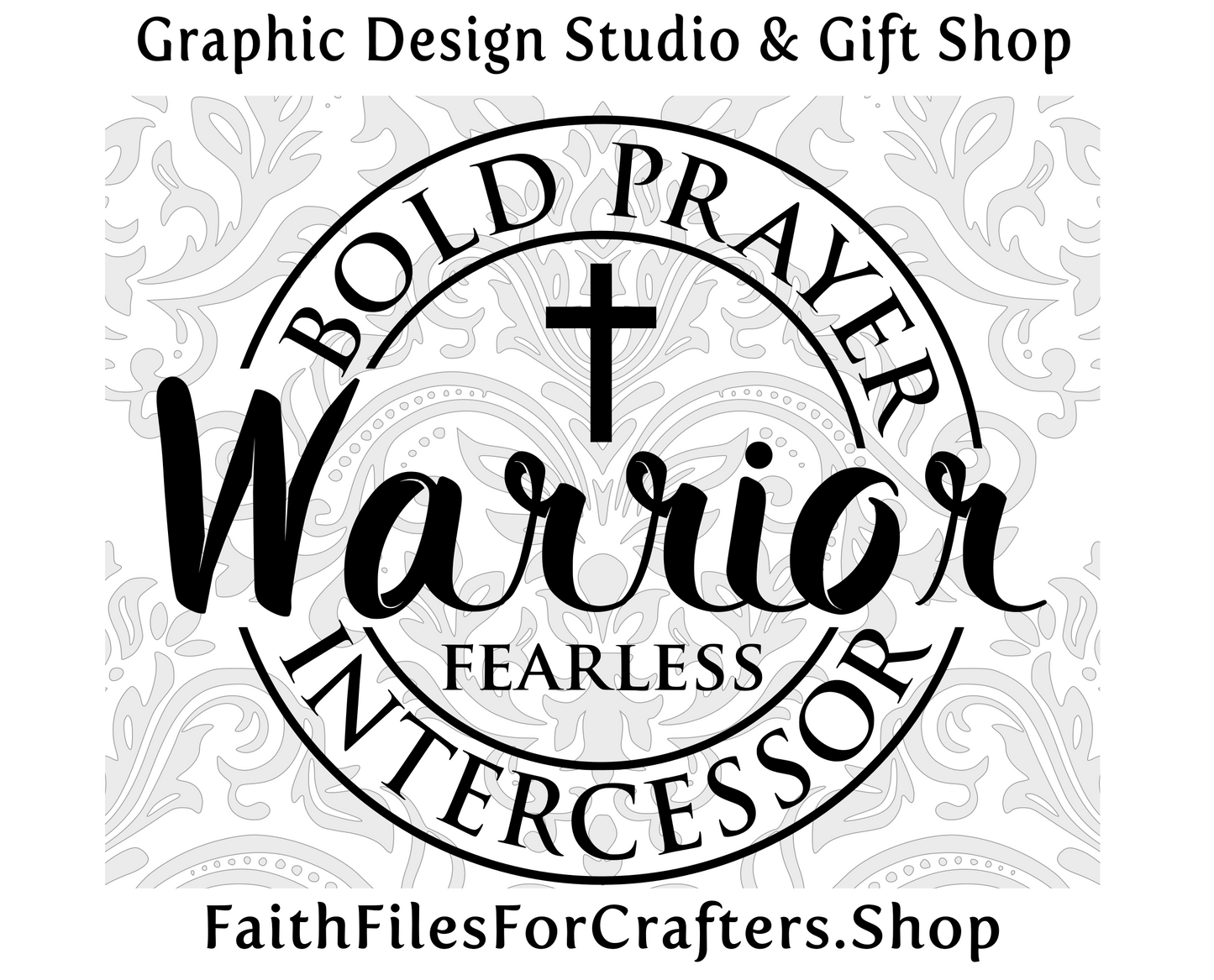 Bold Prayer Warrior Svg, Fearless Intercessor Svg, Strong and Courageous Svg, Bold As A Lion, Stand Firm In Faith, Isaiah 54:17, Hallelujah