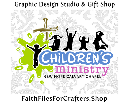 Personalized Children's Ministry Svg, Children's Ministry Svg, Children's Ministry Shirt Svg, Kidz Ministry Svg, Children's Church Svg