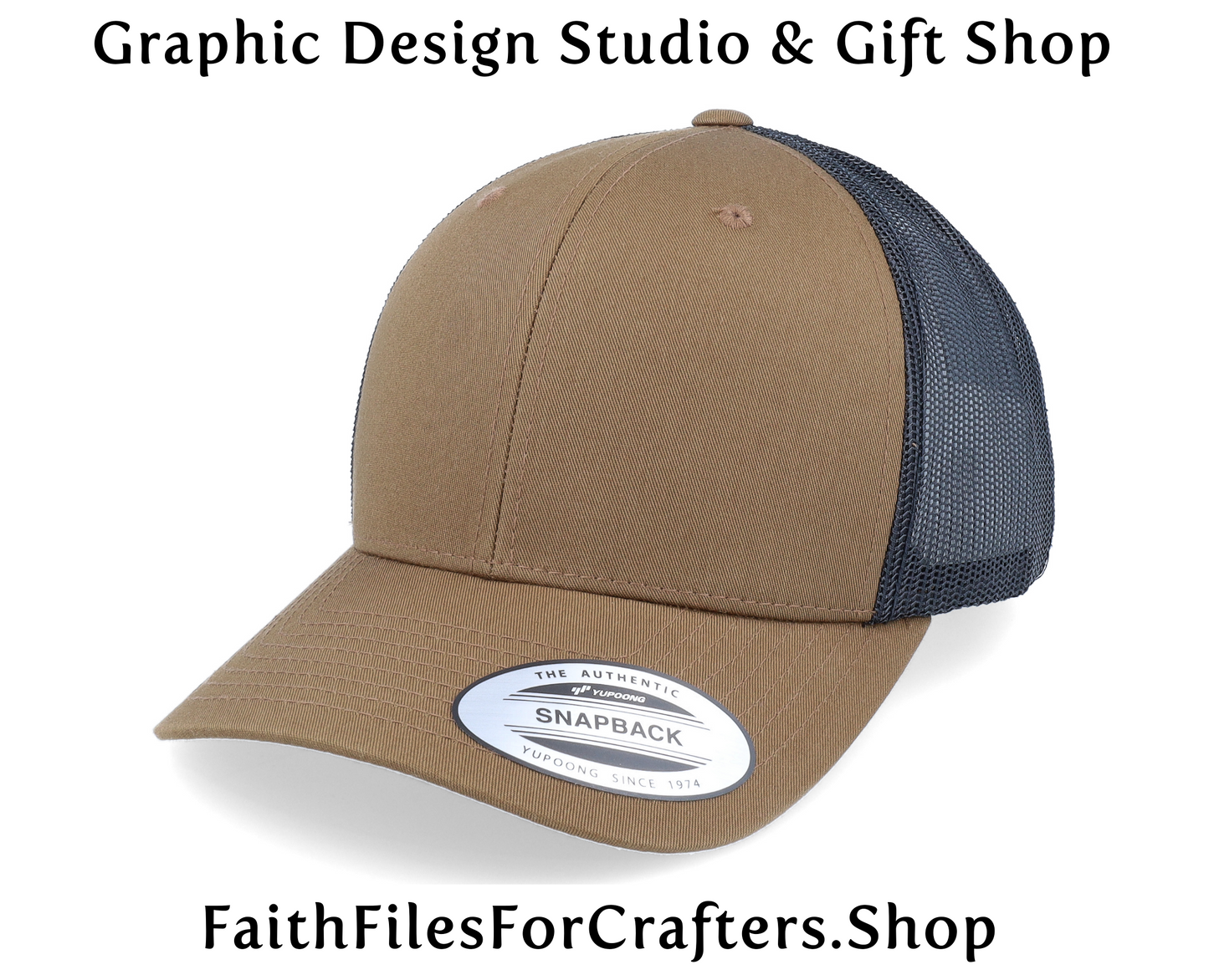 Redeemed Laser Engraved Hydbond Leatherette Patch Trucker Hat