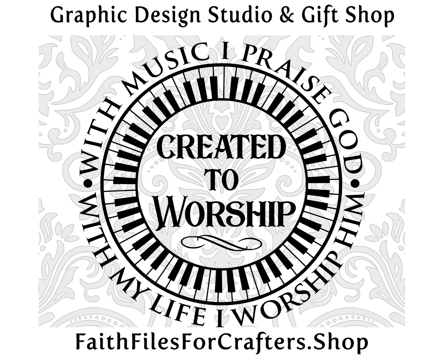 Created To Worship Svg, Psalm 95:1 Svg, Worship Shirt Svg, Worship T Shirt Svg, Christian Shirt Svg, Christian Music Svg,Made To Worship Svg