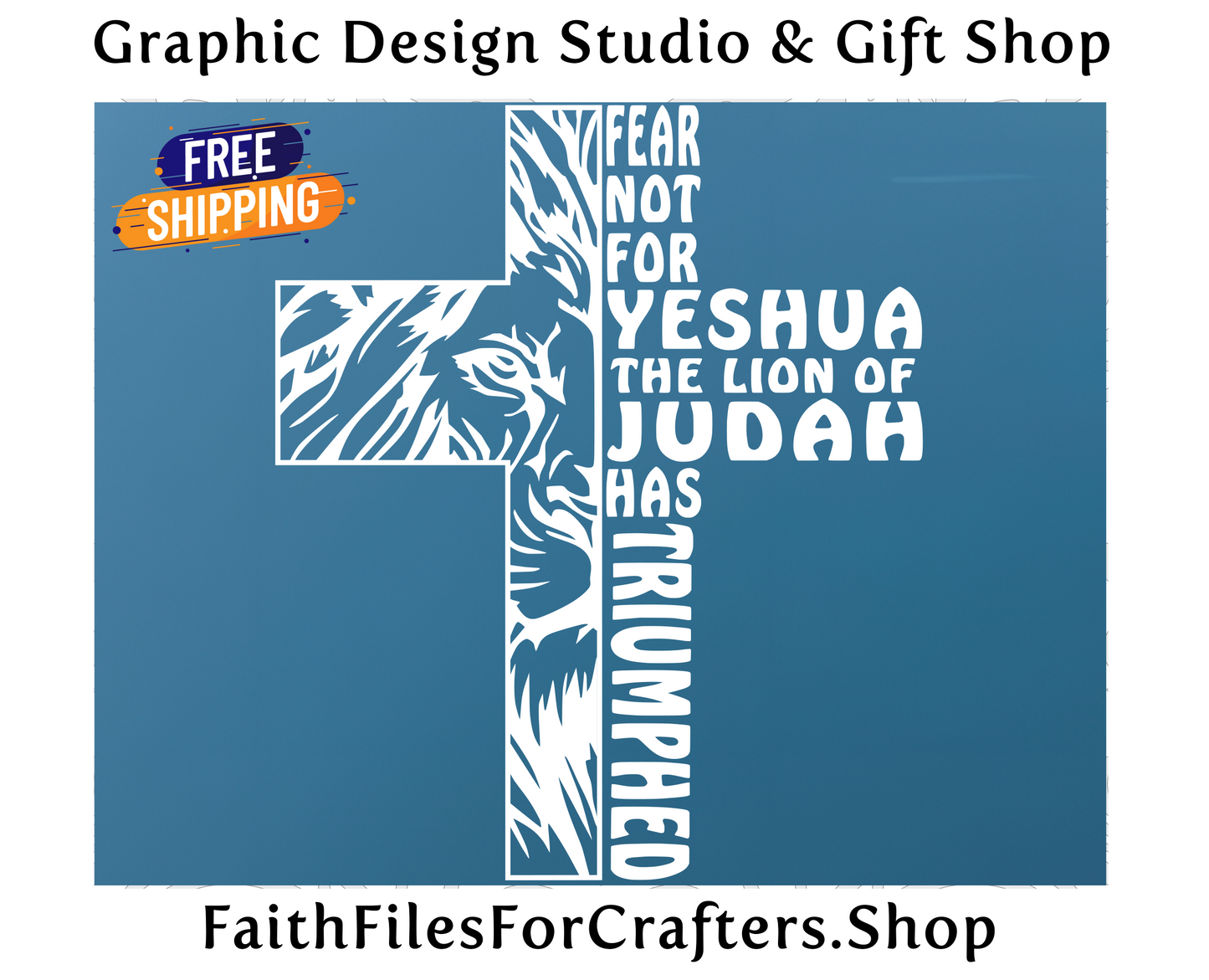 Fear Not For Yeshua The Lion Of Judah Has Triumphed Car Decal