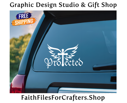 Protected Car Decal