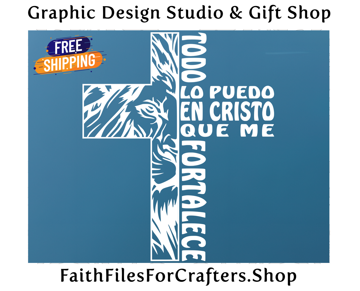 Todo Lo Puedo En Cristo Que Me Fortalece Vinyl Car Decal