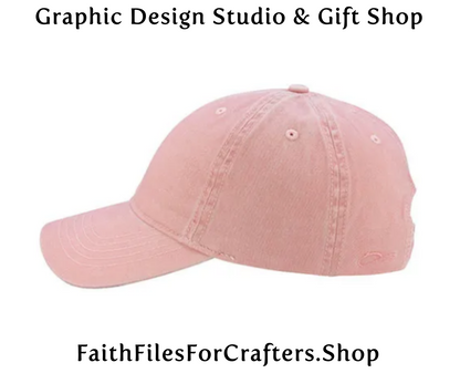 Redeemed Laser Engraved Hydbond Leatherette Patch Hat, Christian Hat, Infinity Her Ponytail Hat, Infintiy Her Ponytail Cap, Ponytail Hat