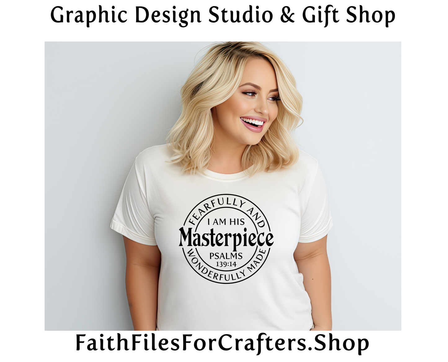 I Am Fearfully And Wonderfully Made Svg, I Am His masterpiece Svg, Psalms 139:14 Svg, Christian Shirt Svg, Christian Women's Shirt Svg