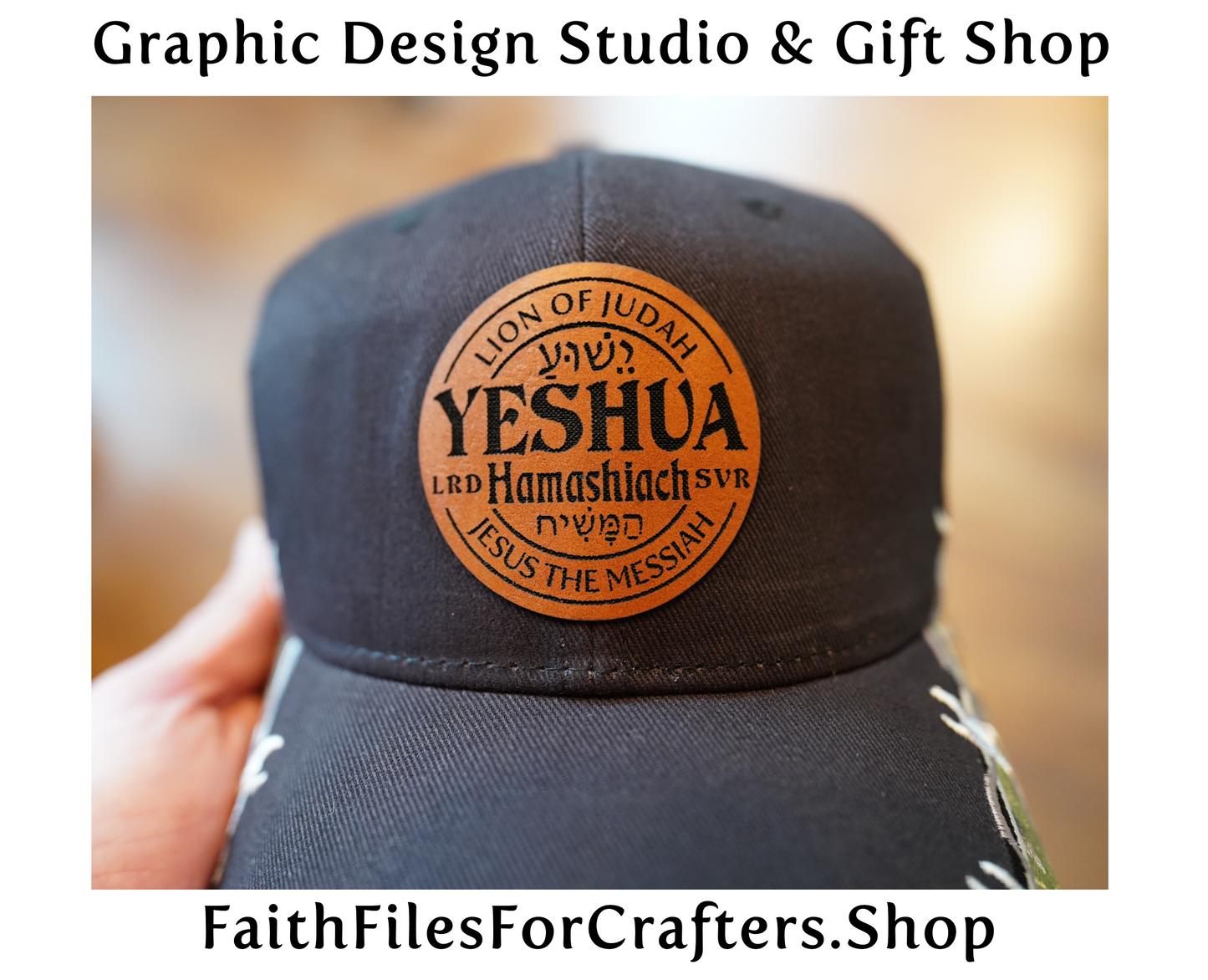 REALTREE Camo Laser Engraved Hydbond Leatherette Patch Trucker Hat, Yeshua Hamashiach Hat,Man Of Faith Hat,YAHWEH Hat,Iron Sharpens Iron Hat