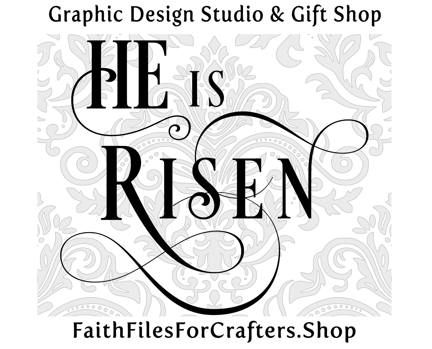 He Is Risen Svg, Jesus Is Risen Svg, Matthew 28:6 Svg, Yeshua Is Risen Svg, Christian Svg, Christian Sublimation Svg, Christian Print Svg,