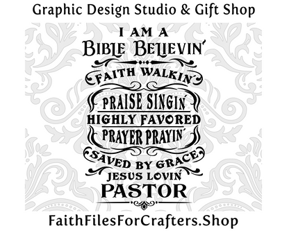 I Am A Pastor Svg, I Am A Pastor Png, Pastor Svg, Pastor Sublimation, Preacher Svg, Pastoral Svg,Pastor Shirt Svg,Preaching The Gospel Svg,