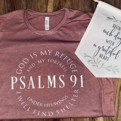 Psalms 91 Svg, God is my Refuge Svg, Christian Svg, Christian Shirt Svg, No Weapon Formed Against Me Shall Prosper Svg, Psalm 91 Svg