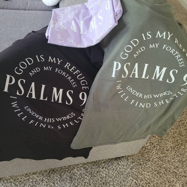 Psalms 91 Svg, God is my Refuge Svg, Christian Svg, Christian Shirt Svg, No Weapon Formed Against Me Shall Prosper Svg, Psalm 91 Svg