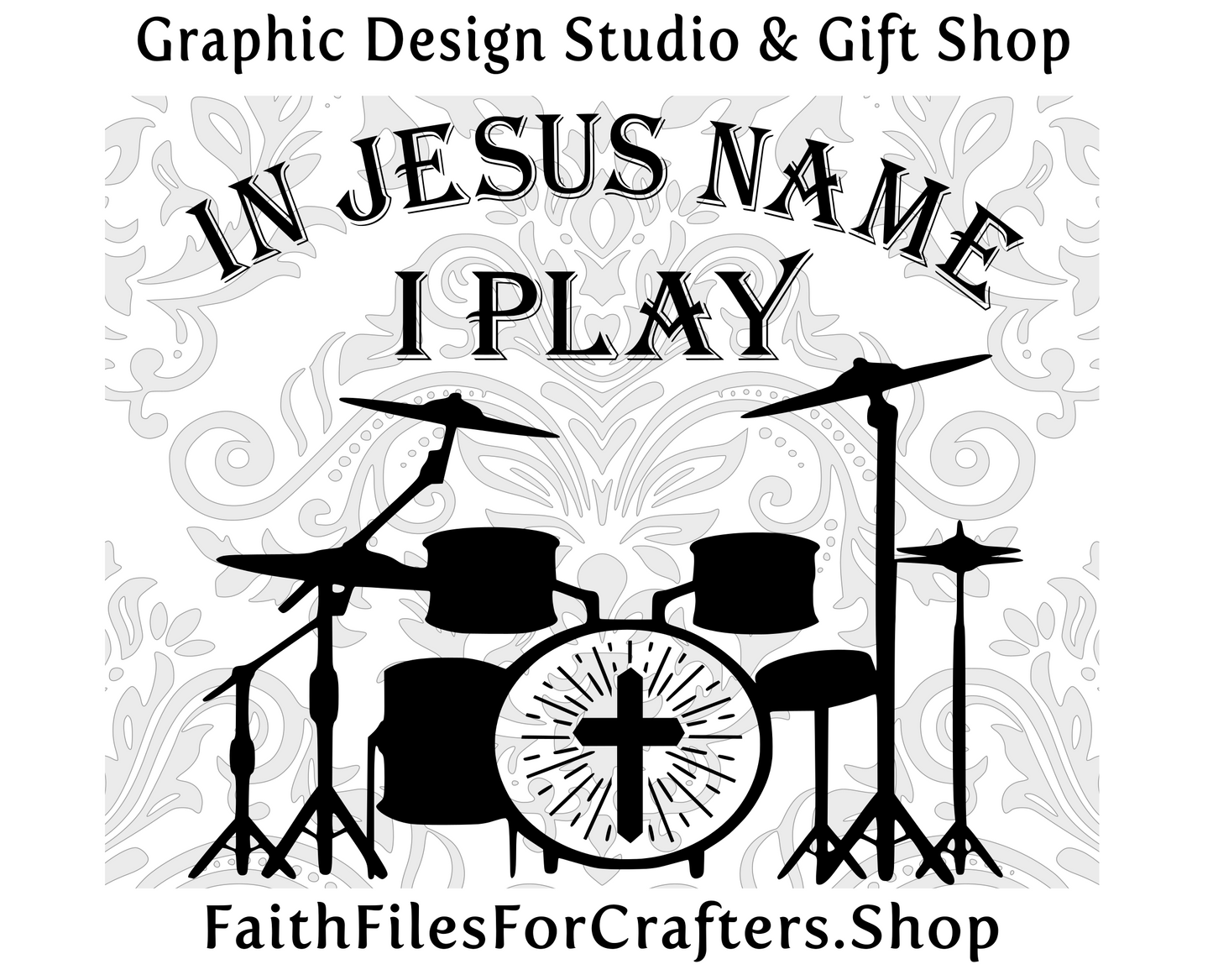 In Jesus Name I Play Drums Svg, I'm Stickin With Jesus Svg, Raise A Hallelujah And Praise The Lord, Christian Svg, Christian Worship Svg,