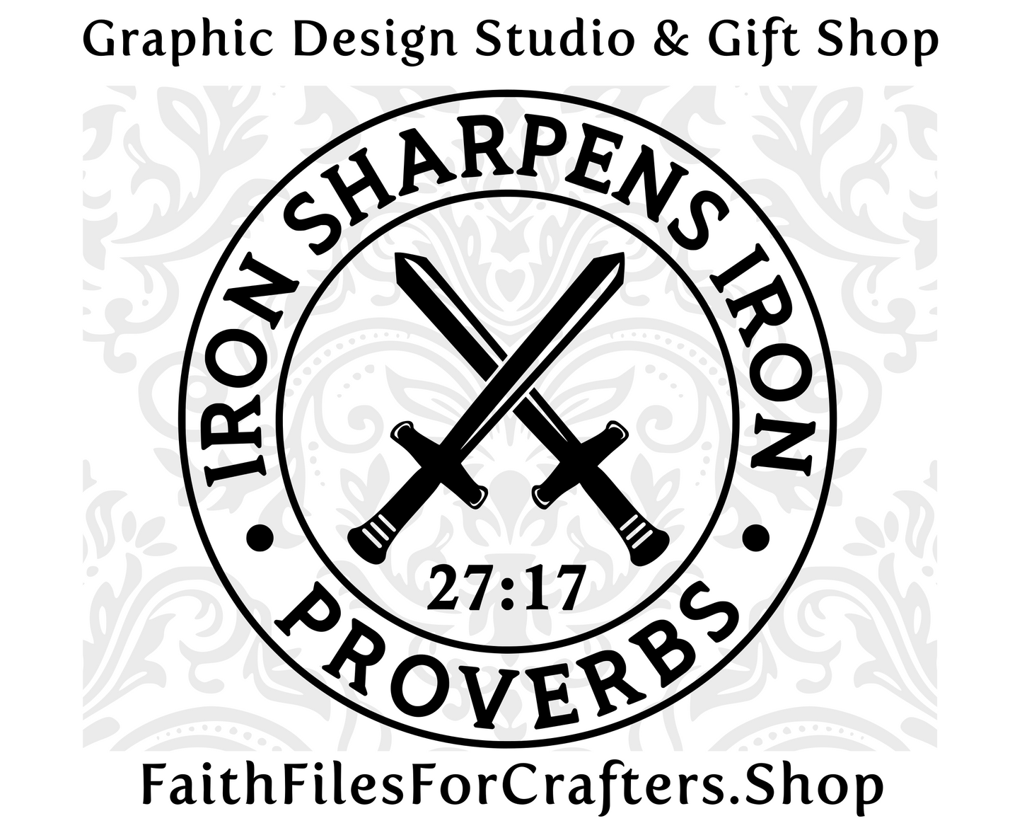 Iron Sharpens Iron Svg, Proverbs 27:17 Svg