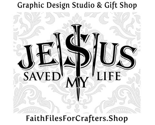 Jesus Saved My Life Svg, John 3:16 Svg, Jesus King Of Kings, Jesus Lord Of Lords Svg, Christian Svg, Christian Sublimination Svg, Cross Svg