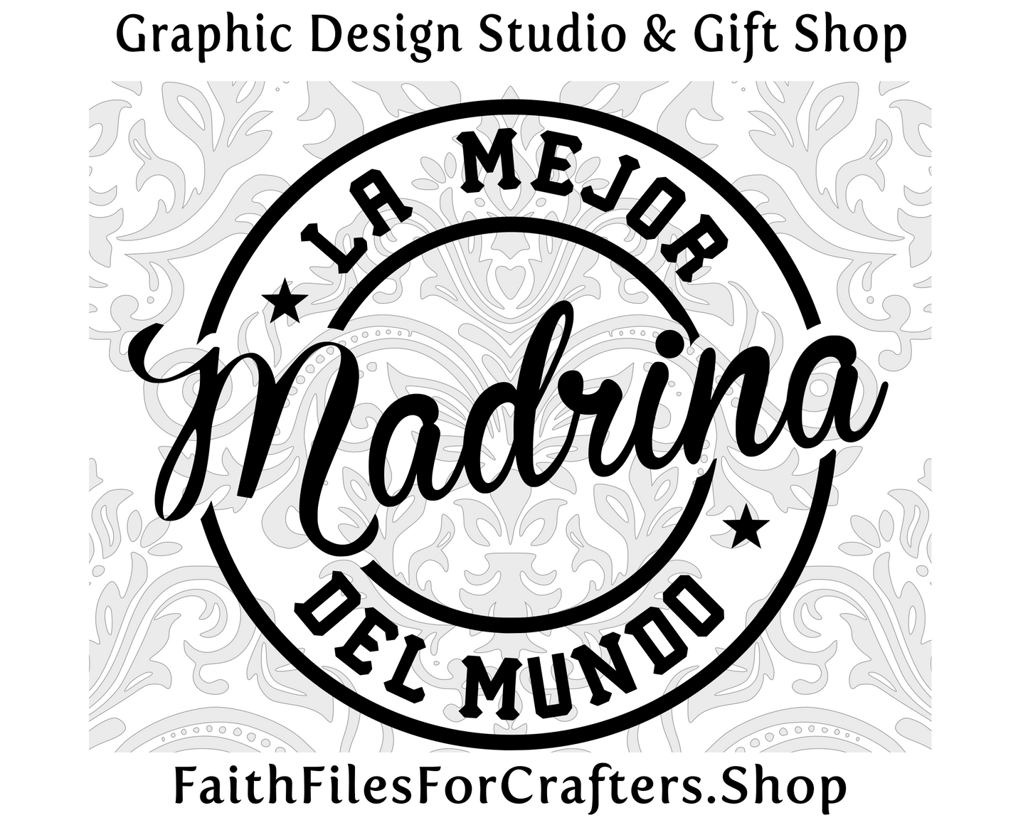 La Mejor Madrina Del Mundo Svg, Madrina Svg,Madrina Shirt Svg,La Mejor Madrina Svg,Madrina Mug Svg,Madrina Print Svg,Madrina Sublimation Svg