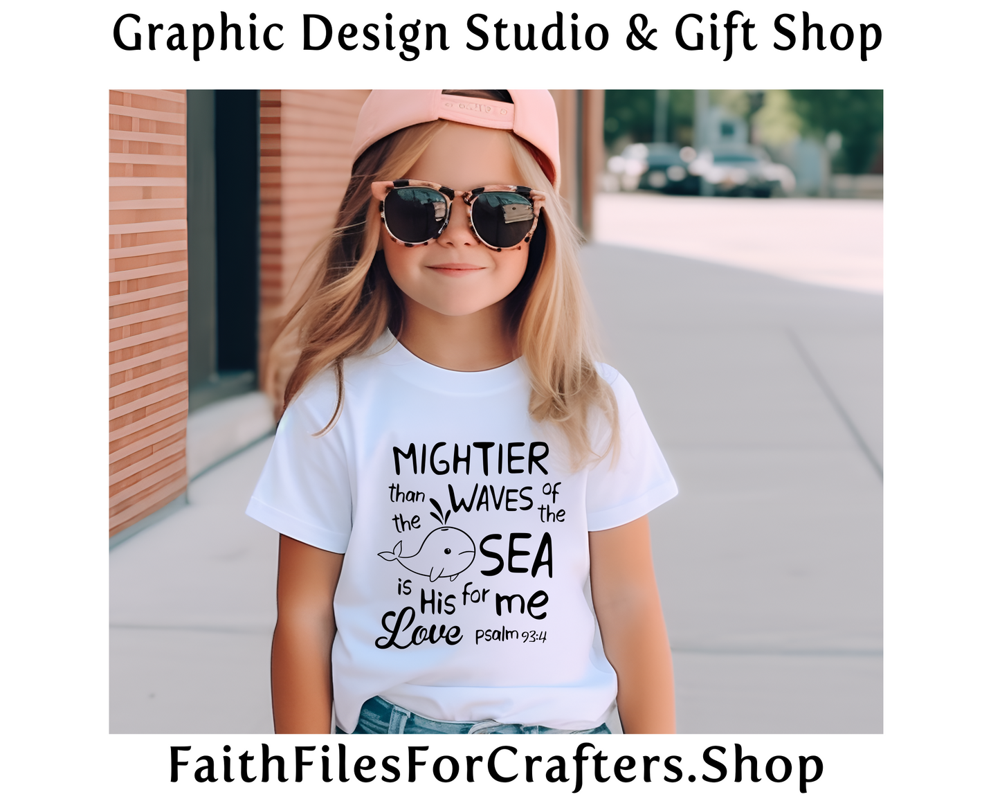 Mightier Than The Waves Of The Sea Is His Love For Me Svg,Christian Shirt For Kids Svg,Psalm 93:4 Svg,Christian Kids T Shirt Svg,Toddler Svg