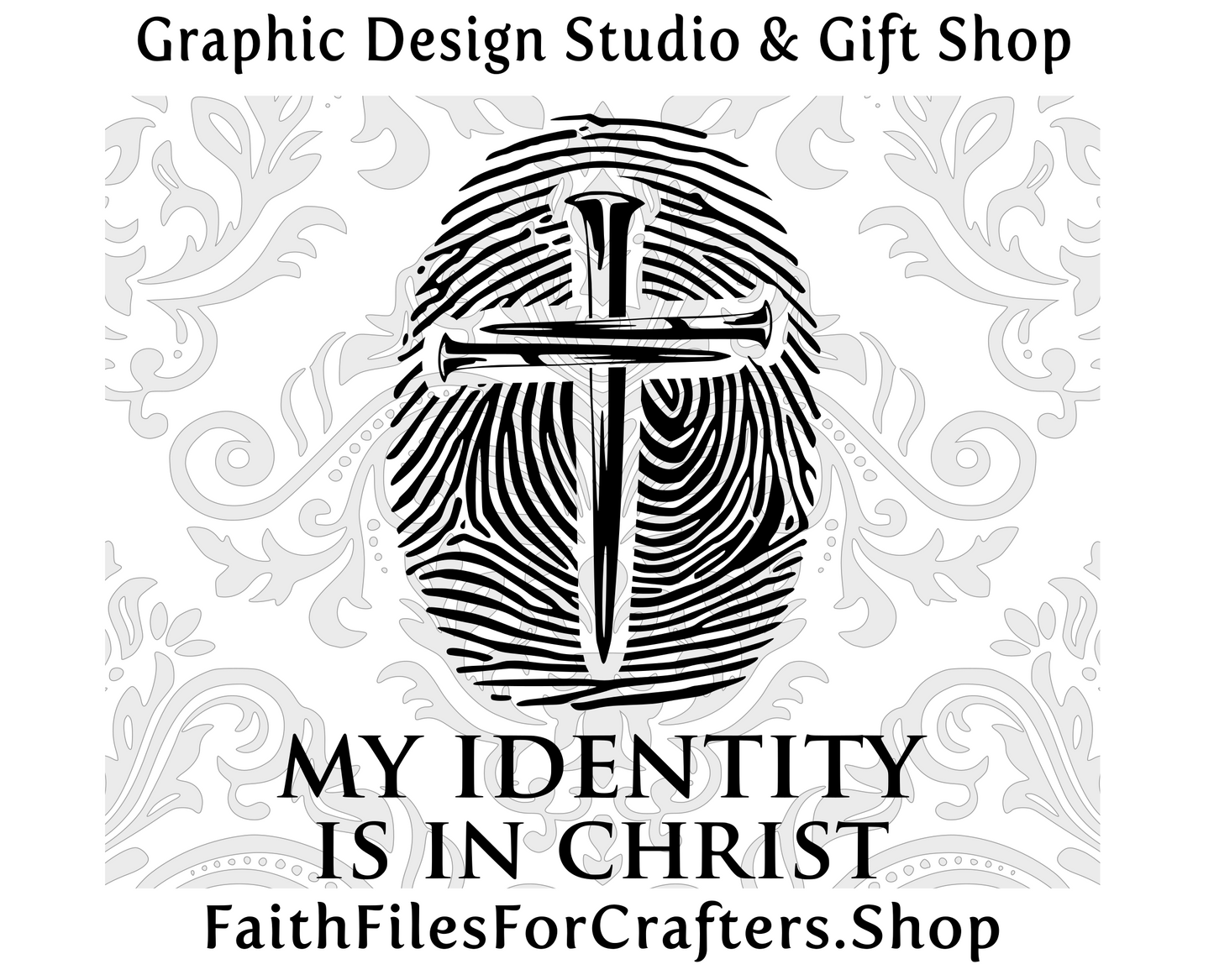 My Identity Is In Christ Svg, Christ Shirt Svg, Christ Sublimation Svg, Christ Print Svg,Christian Svg,Cross Nails Svg,Cross Nails Shirt Svg