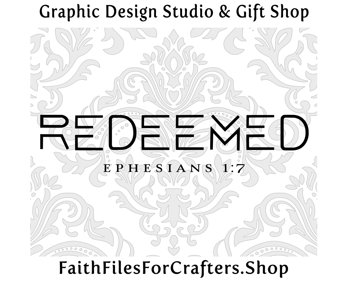 Redeemed Svg, Redeemed Shirt Svg, Redeemed Sublimation Svg, Christian Shirt Svg, Christian Svg, Redeemed T Shirt Svg, Ephesians 1:7 Svg,