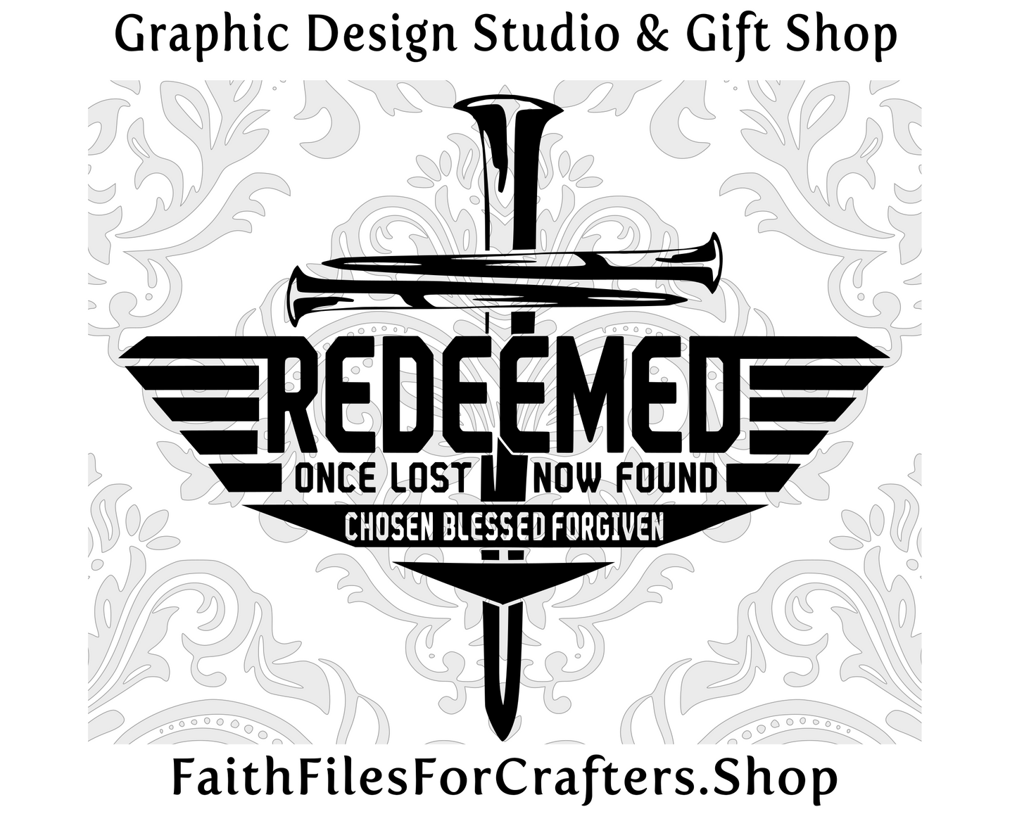 Redeemed Svg, Redeemed Shirt Svg, Once Lost Now Found Svg, Chosen Svg, Blessed Svg, Forgiven Svg, Christian Sublimation, Christian Shirt Svg