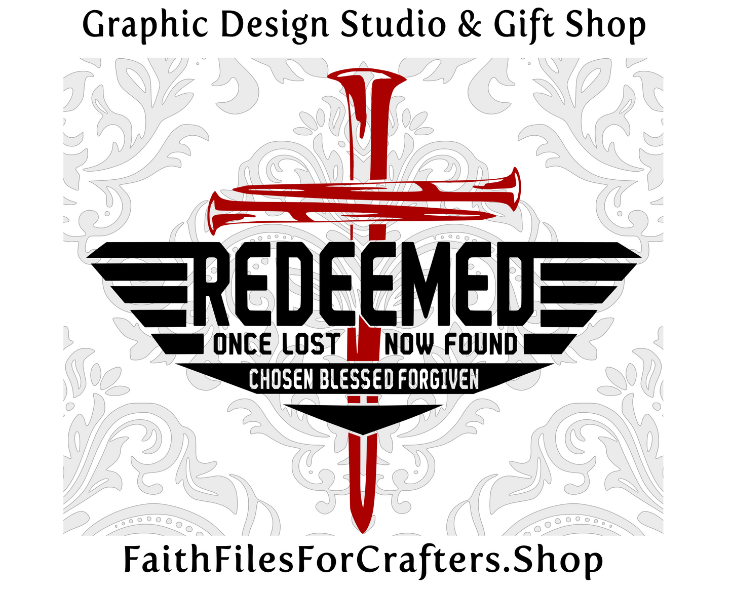 Redeemed Svg, Redeemed Shirt Svg, Once Lost Now Found Svg, Chosen Svg, Blessed Svg, Forgiven Svg, Christian Sublimation, Christian Shirt Svg