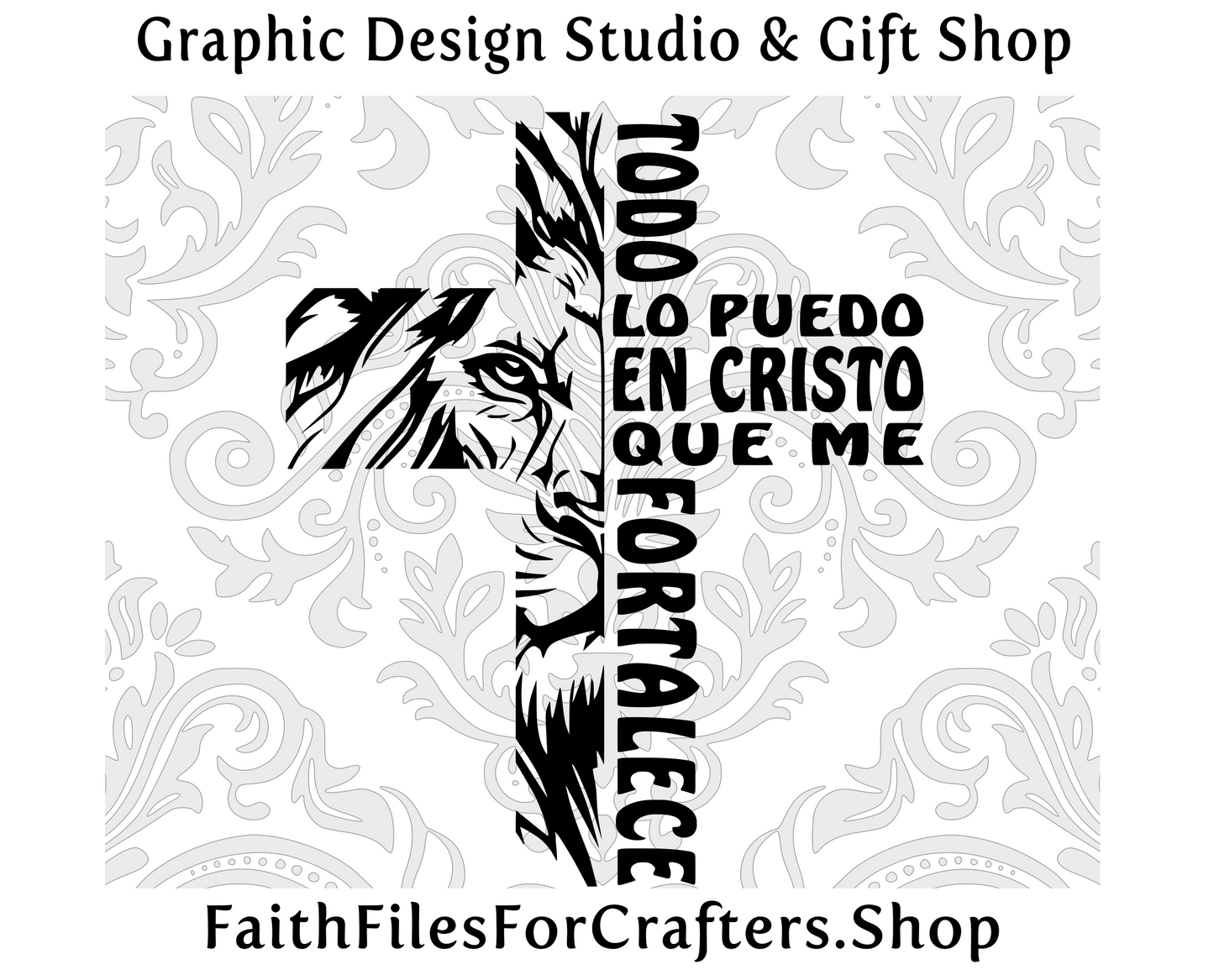 Todo Lo Puedo En Cristo Svg,Todo Lo Puedo En Cristo Shirt Svg,Todo Lo Puedo En Cristo Que Me Fortalece Svg,Filipenses 4:13 Svg,Christian Svg