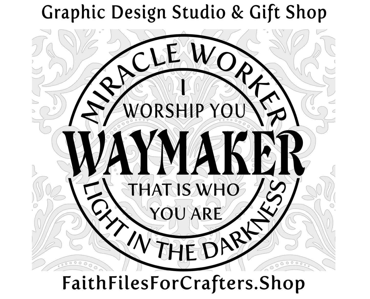 Waymaker Svg, Miracle Worker Svg, Light In The Darkness Svg, My God That Is Who You Are Svg, I Worship You Svg, Christian Shirt Svg