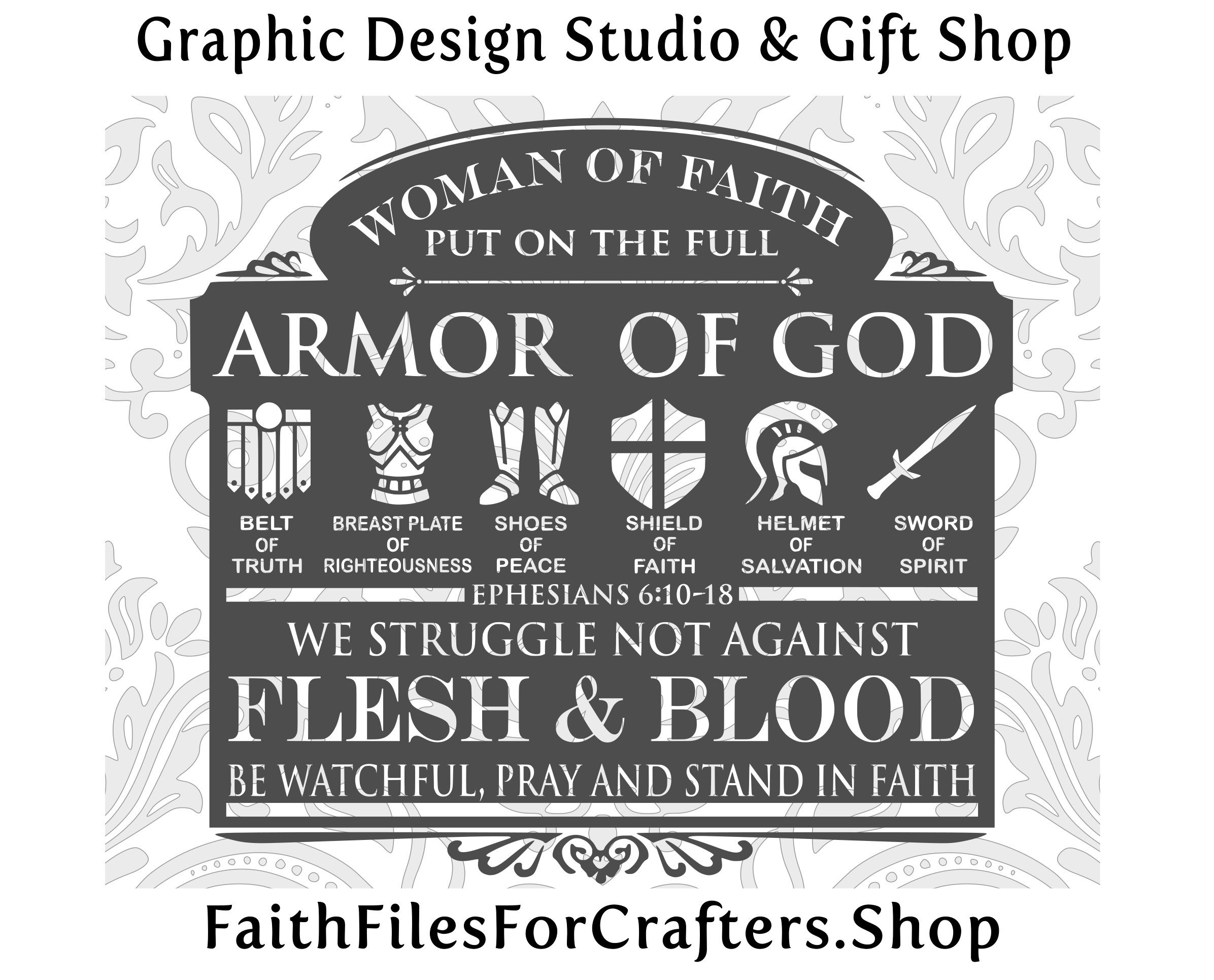 Armor Of God / Spiritual Warefare – Faith Files For Crafters Digital ...