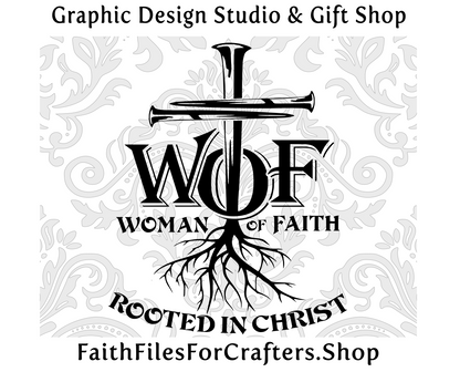 Woman Of Faith Svg,Rooted In Christ Svg,Cross Nails Svg,Cross Nails Shirt Svg,Christian T Shirt Svg,Christian Womens T Shirt,Womens Ministry