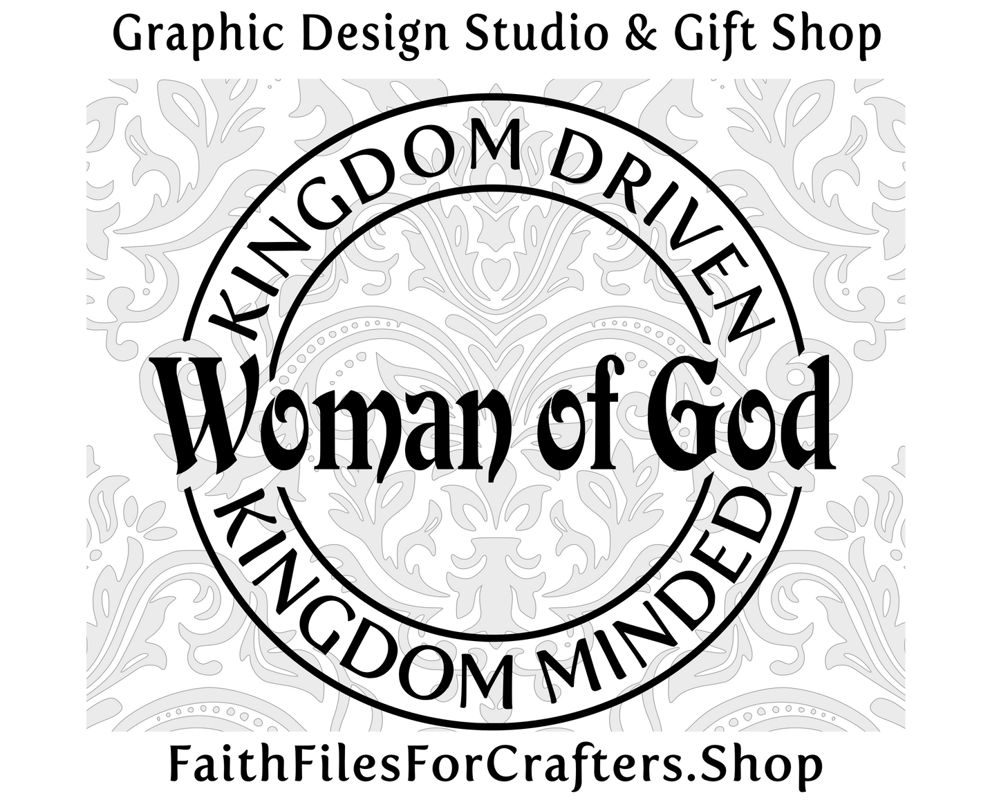 Woman Of God Svg, Kingdom Driven Svg, Kingdom Minded Svg, Woman Of God Shirt Svg, Woman Of Faith Svg, Christian Svg, Ladies Bible Study Svg