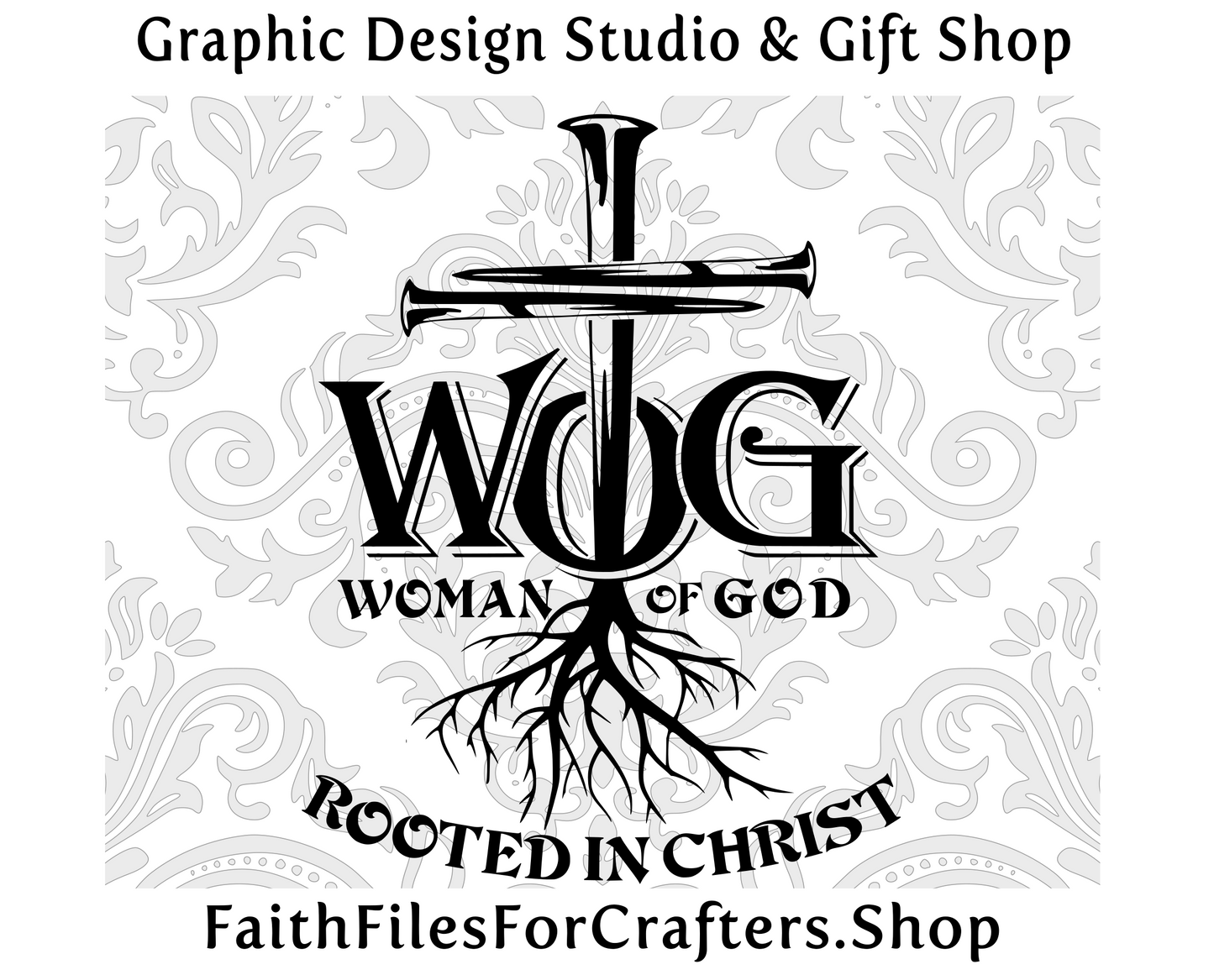 Woman Of God Svg, Rooted In Christ Svg,Cross Nails Svg, Woman Of Faith Svg, Christian T Shirt Svg, Christian Womens T Shirt, Womens Ministry