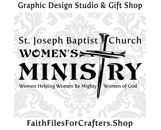 Women's Ministry Svg, Personalized Women's Shirt Svg, Women's Group Svg, Mighty Women of God Svg, Personalized Church Svg,