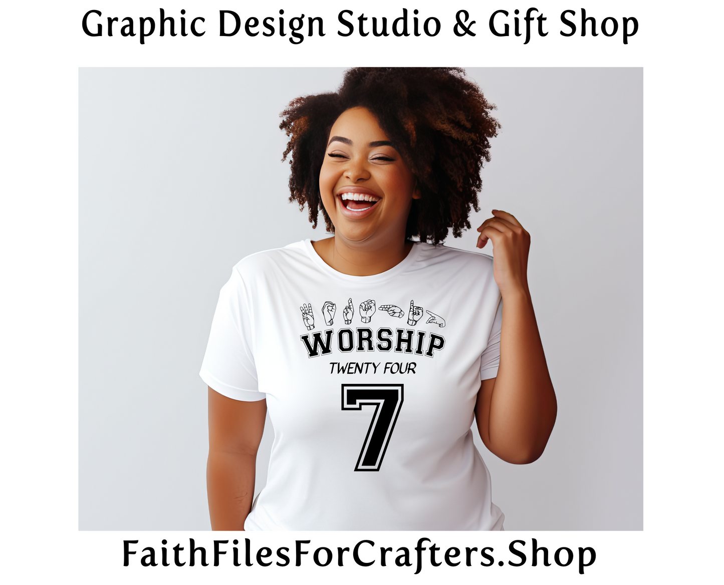 Worship 24 7 Svg, Christian Svg, Christian Shirt Svg, Deaf Ministry, Signing For Jesus, Sign Language Ministry, Hands Of Praise Ministry