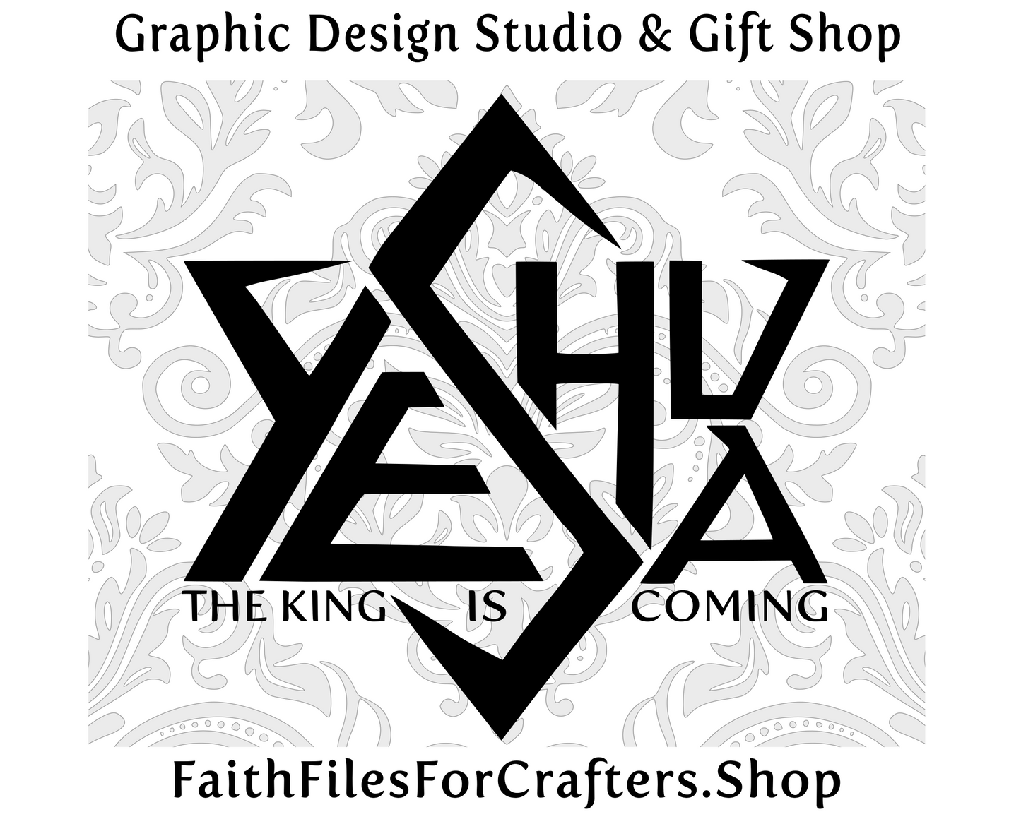 Yeshua The King Is Coming Svg, Yeshua The King Is Coming Png, Yeshua The King Is Coming Sublimation, Hebrew Shirt Svg, Star Of David Svg, Christian Shirt Svg