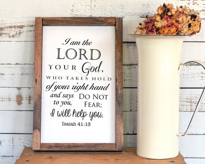 I Am The Lord Your God Isaiah 41:13 - PNG and SVG Cut File