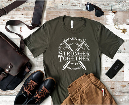 Stronger Together Svg, Iron Sharpens Iron Svg, Proverbs 27:17 Svg